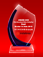 งาน China International Online Trading Expo (CIOT EXPO) ปี 2013 - โบรกเกอร์ที่ดีที่สุดแห่งเอเชีย  (The Best broker in Asia)